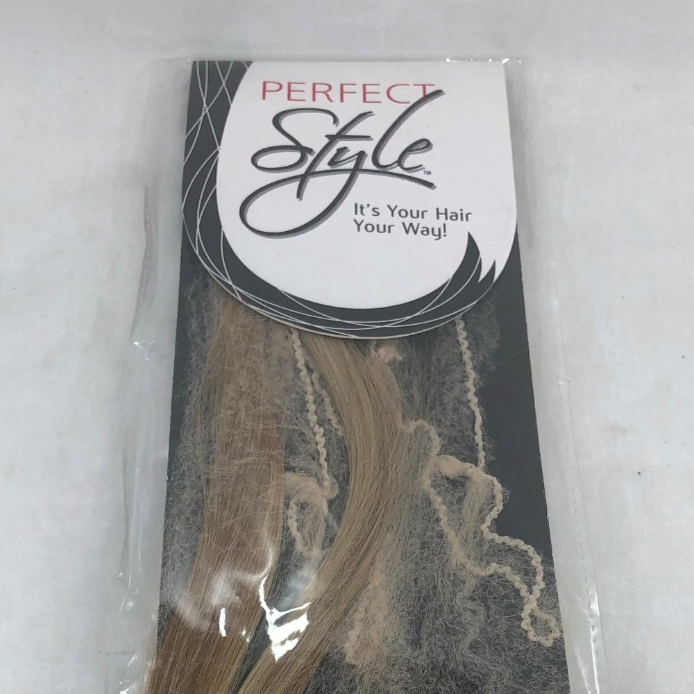 Hair Extension 16" STRAIGHT Ginger Blonde Clip on